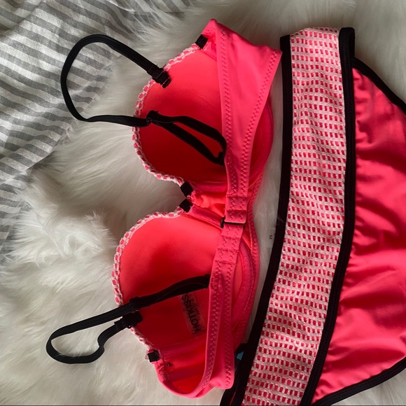 Coral bikini set swimsuit set - Picture 5 of 8